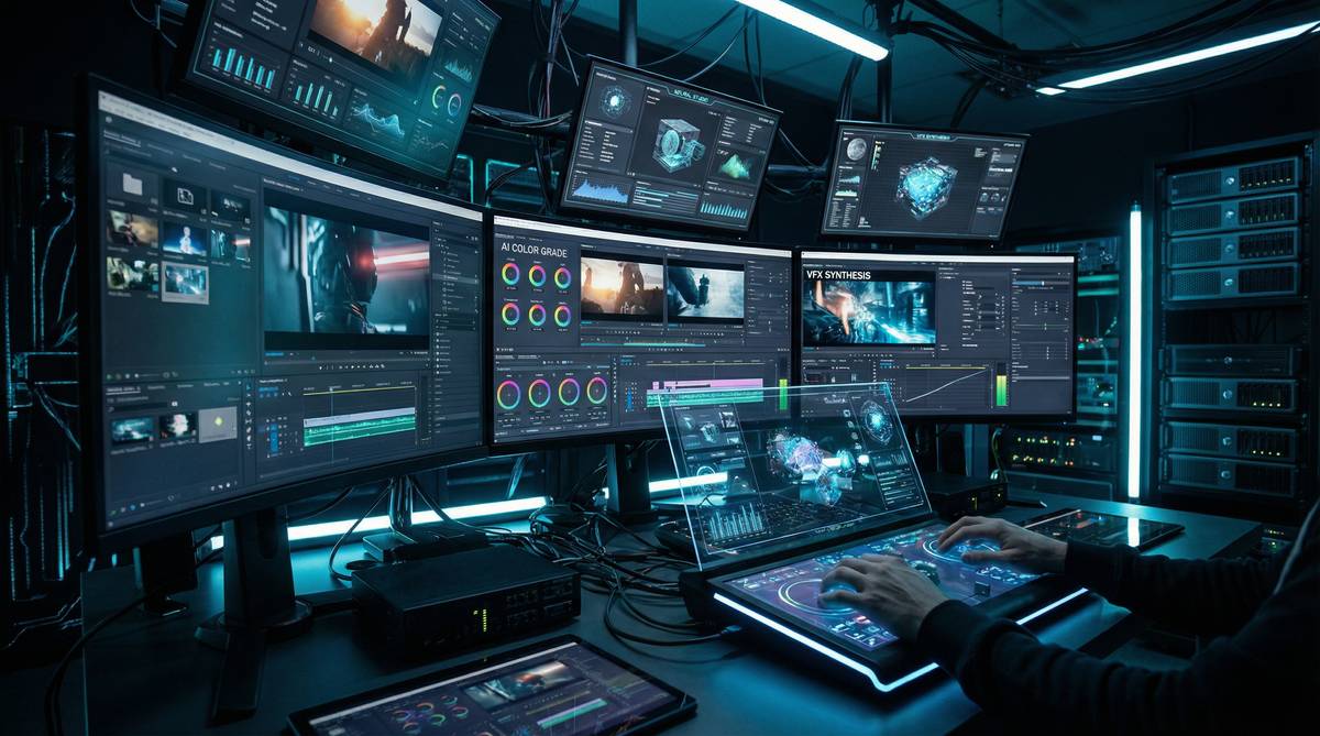 反差美女AI视频剪辑演示